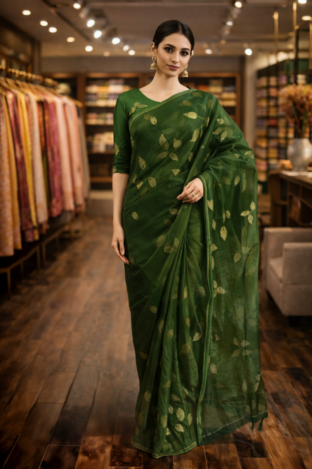 Pure Muslin Classic Saree