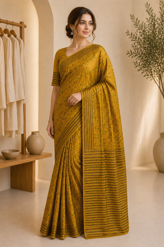Premium Jalchuri Work Bangalore Silk Saree