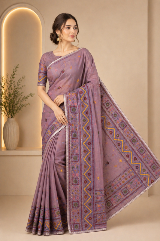 Premium Gujarati Lambani Ethnic Saree