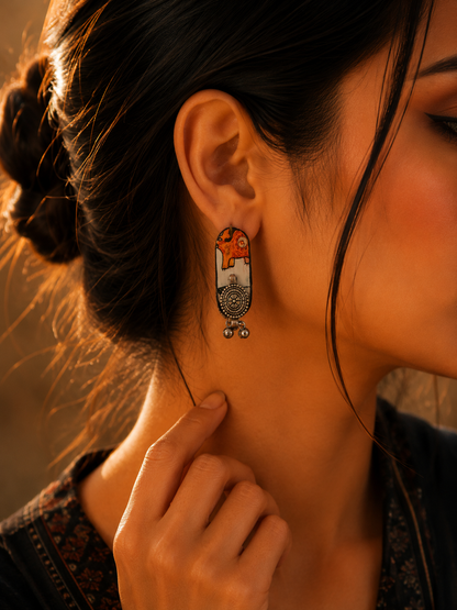 Abong Rupkatha Rural Craft Earrings