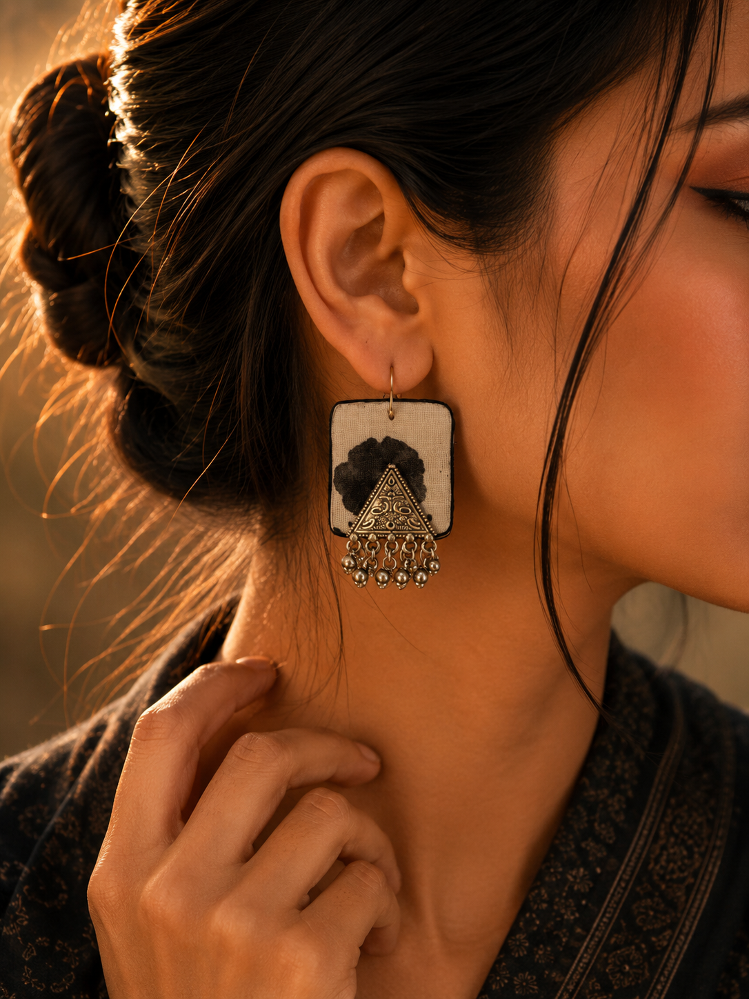 Abong Rupkatha Rural Craft Earrings