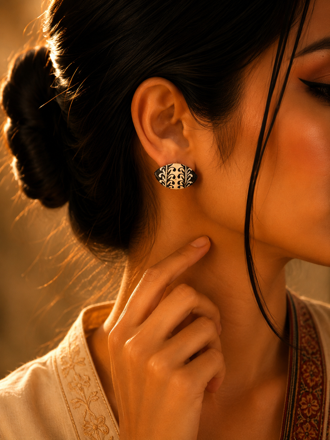 Abong Rupkatha Rural Craft Earrings