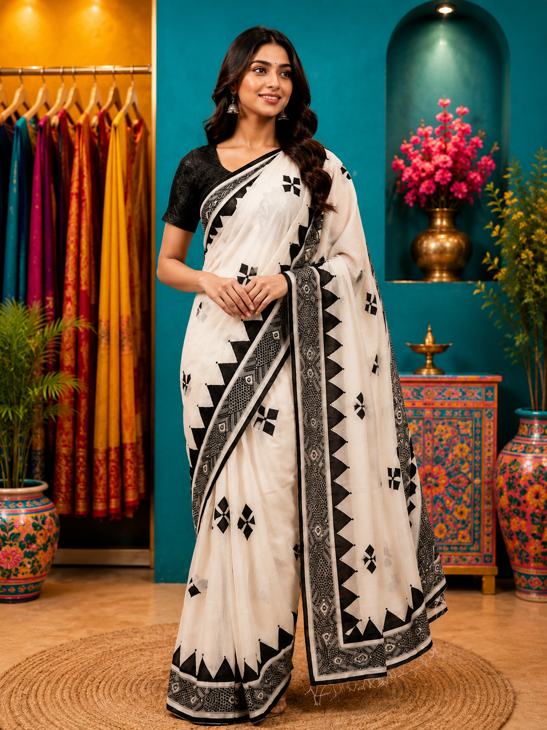Matsya Rekha Dhanekhali Cotton Saree (Limited Edition)