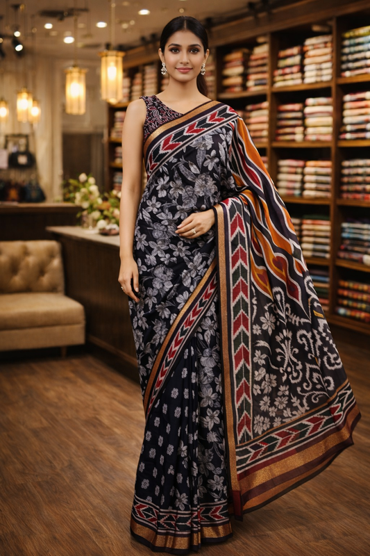 Chanderi Silk Signature Saree