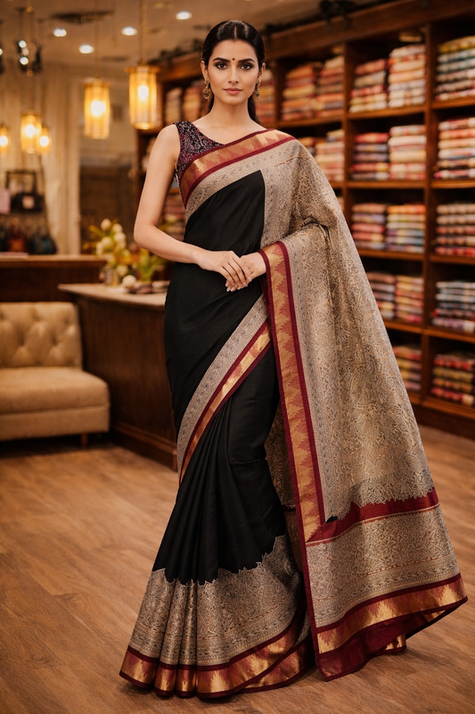 Chanderi Silk Signature Saree