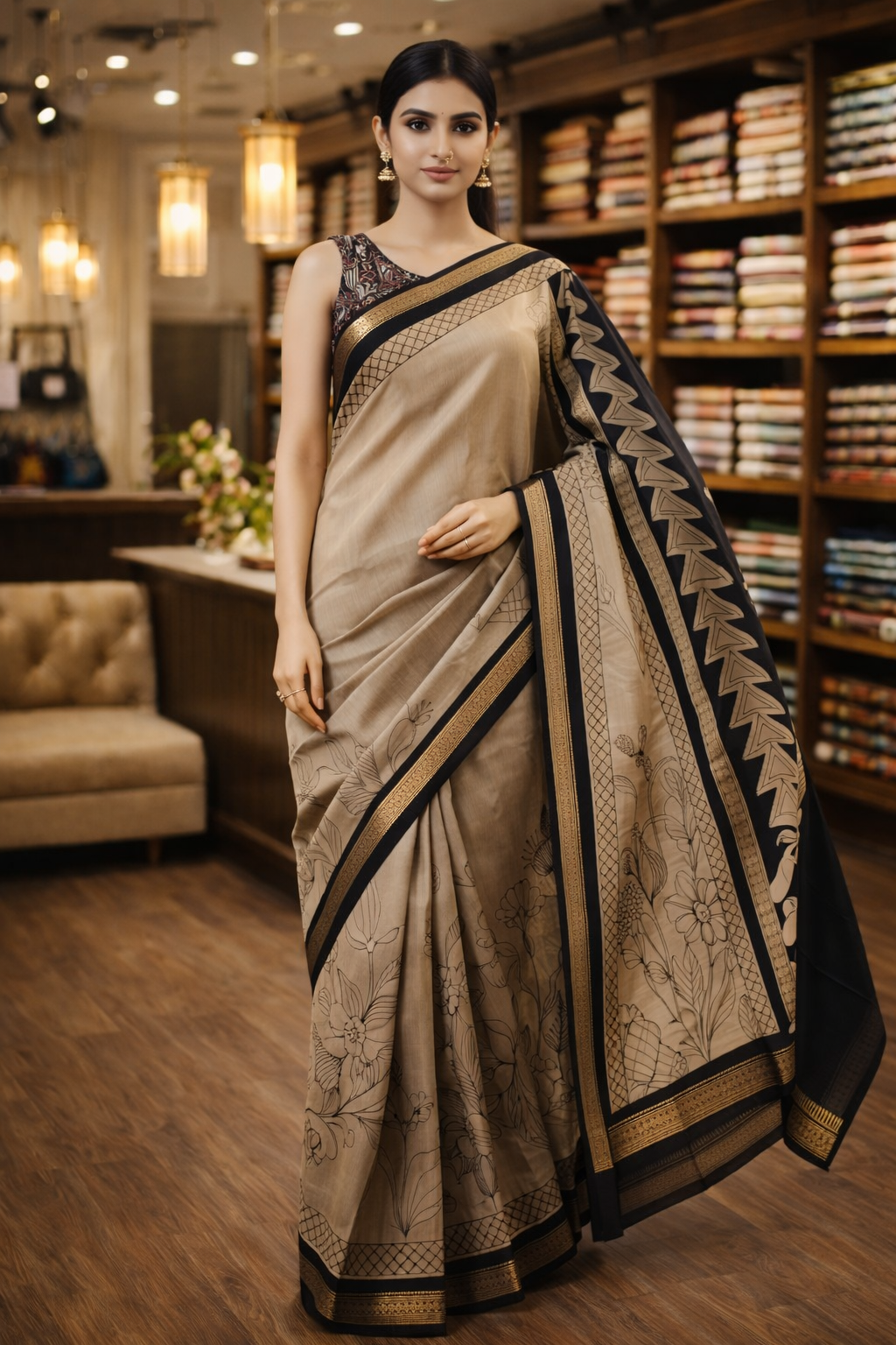 Chanderi Silk Signature Saree