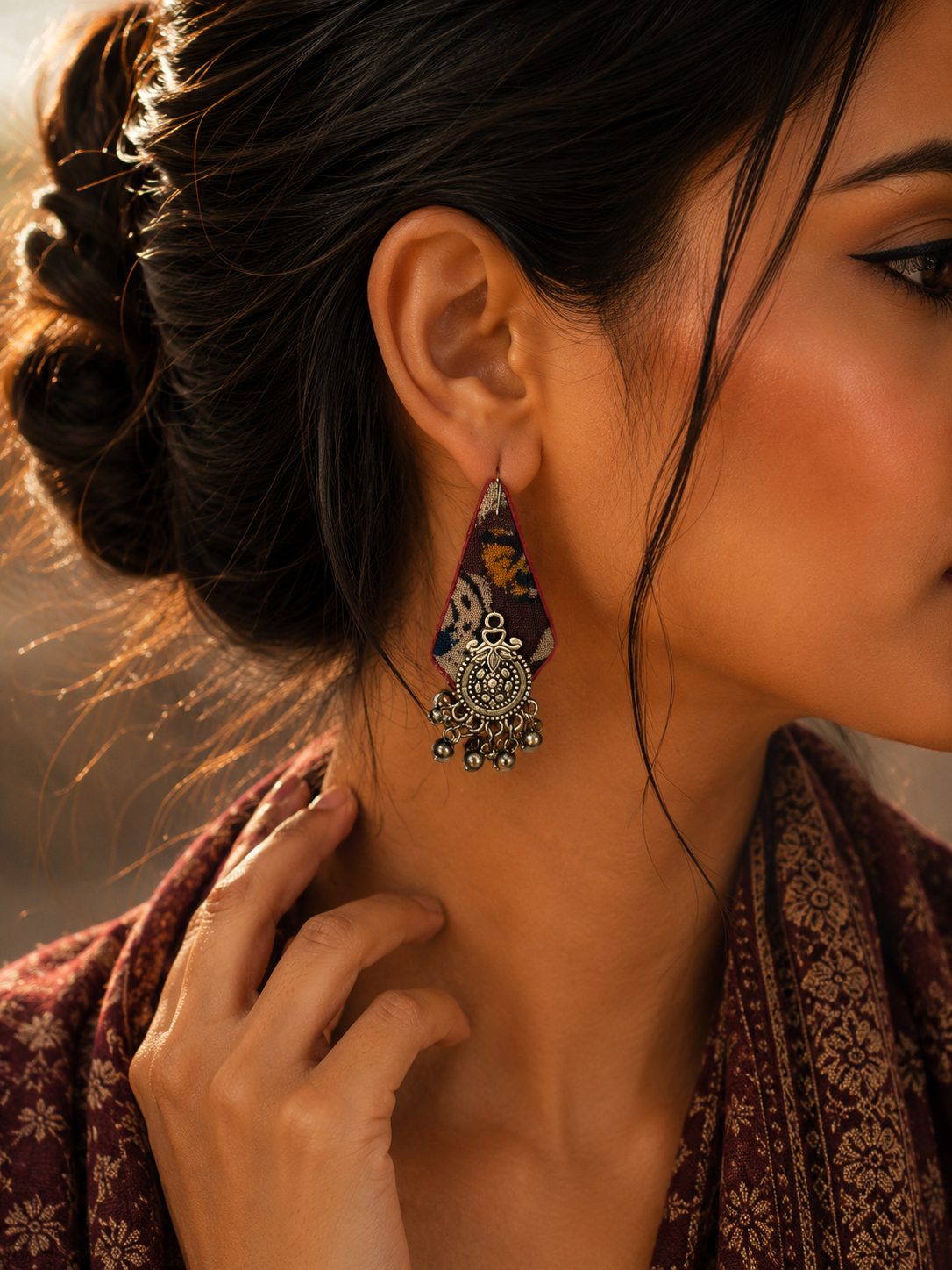 Abong Rupkatha Rural Craft Earrings